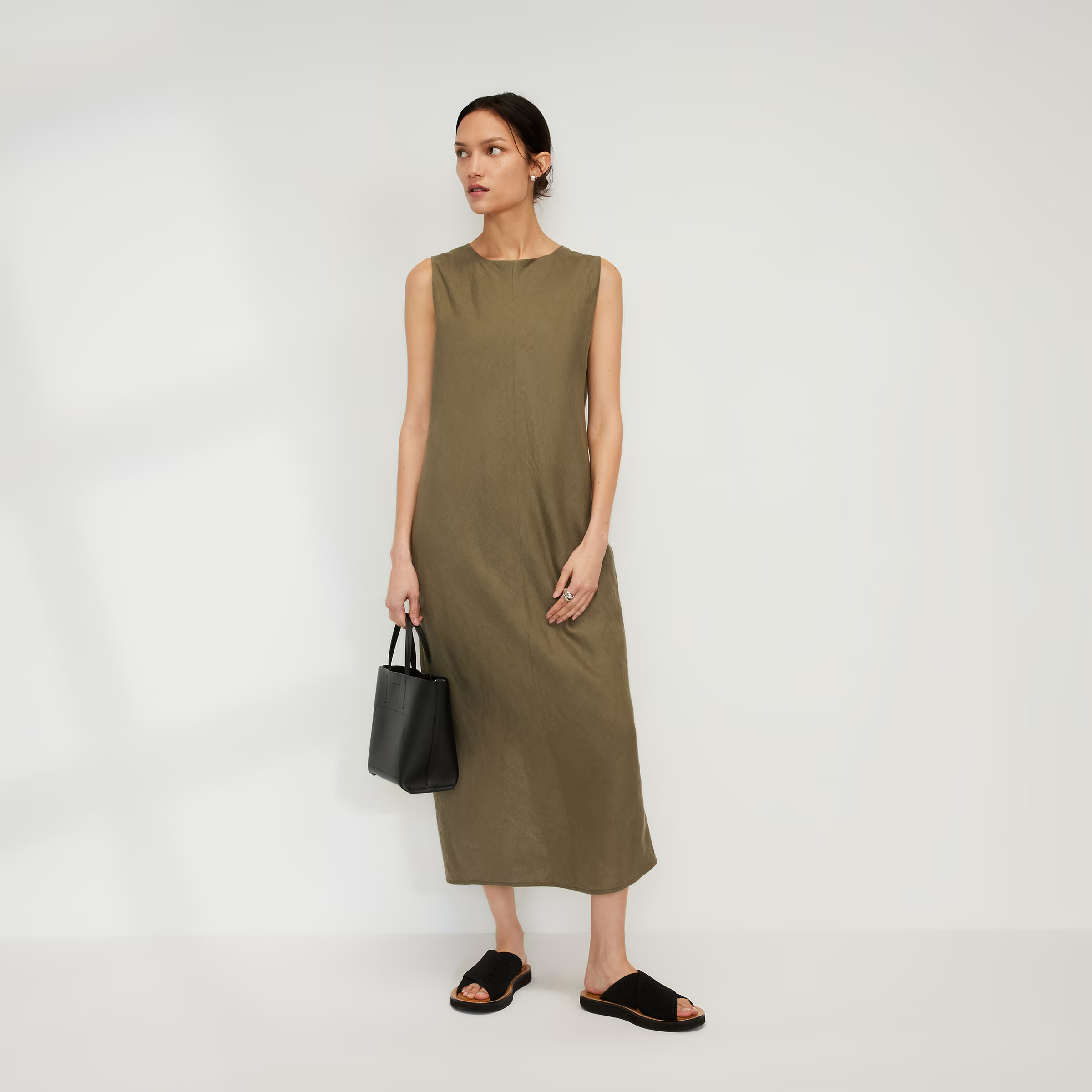 The Linen Bias Cut Dress | Everlane