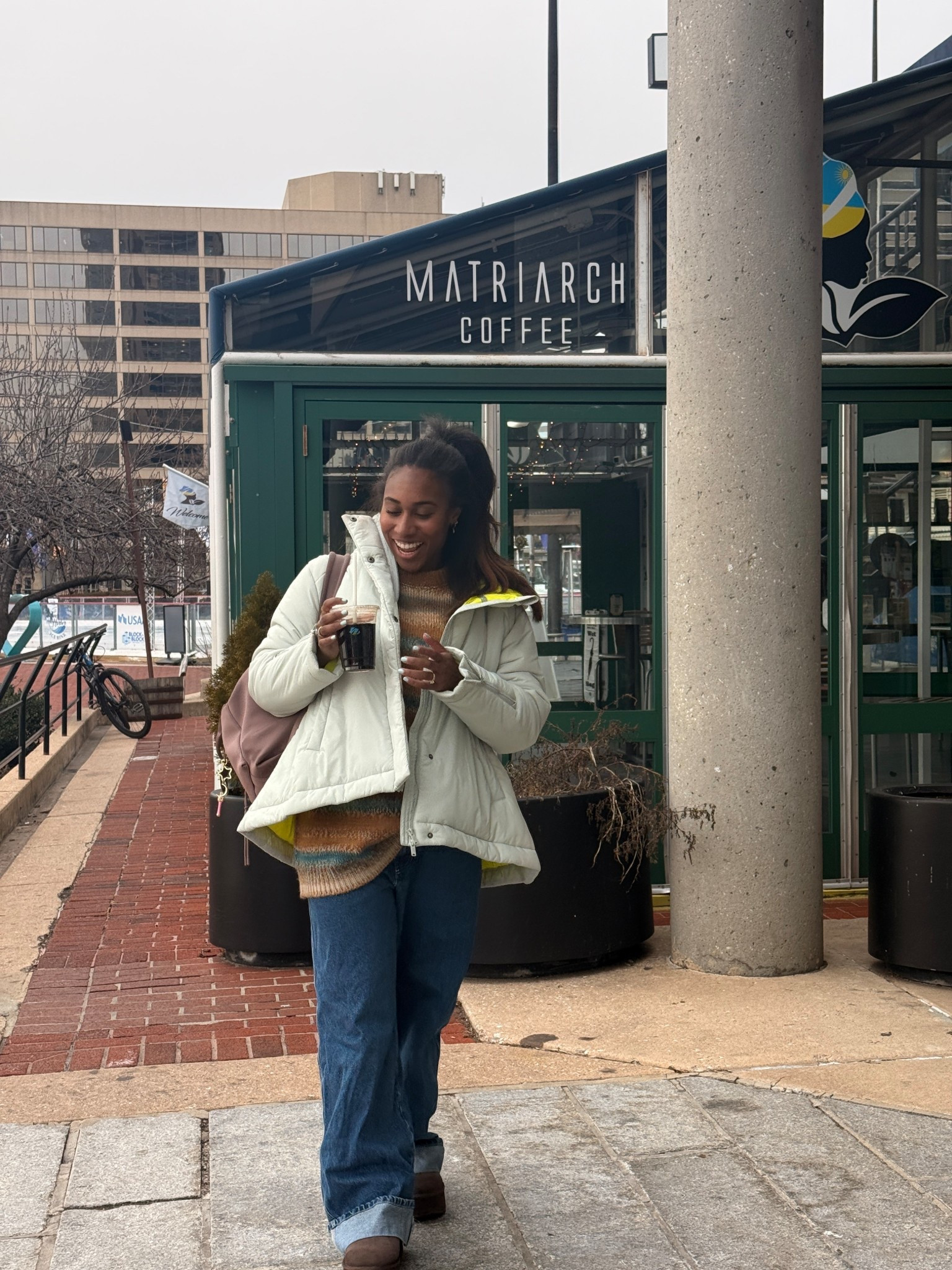 Winter coffee run 

#LTKgrwm #LTKdayinmylife #LTKootd