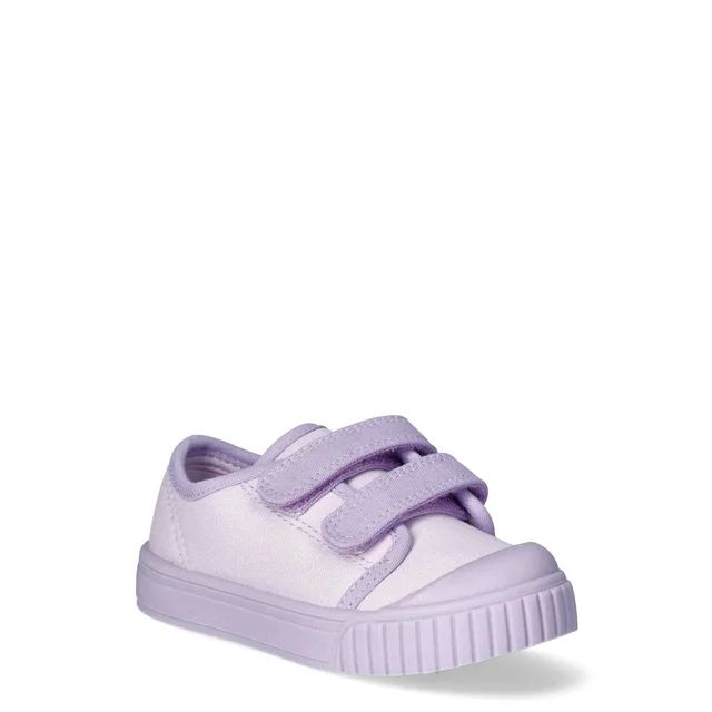 Wonder Nation Toddler Girls Two-Strap Bump Toe Sneakers, Sizes 7-12 | Walmart (US)