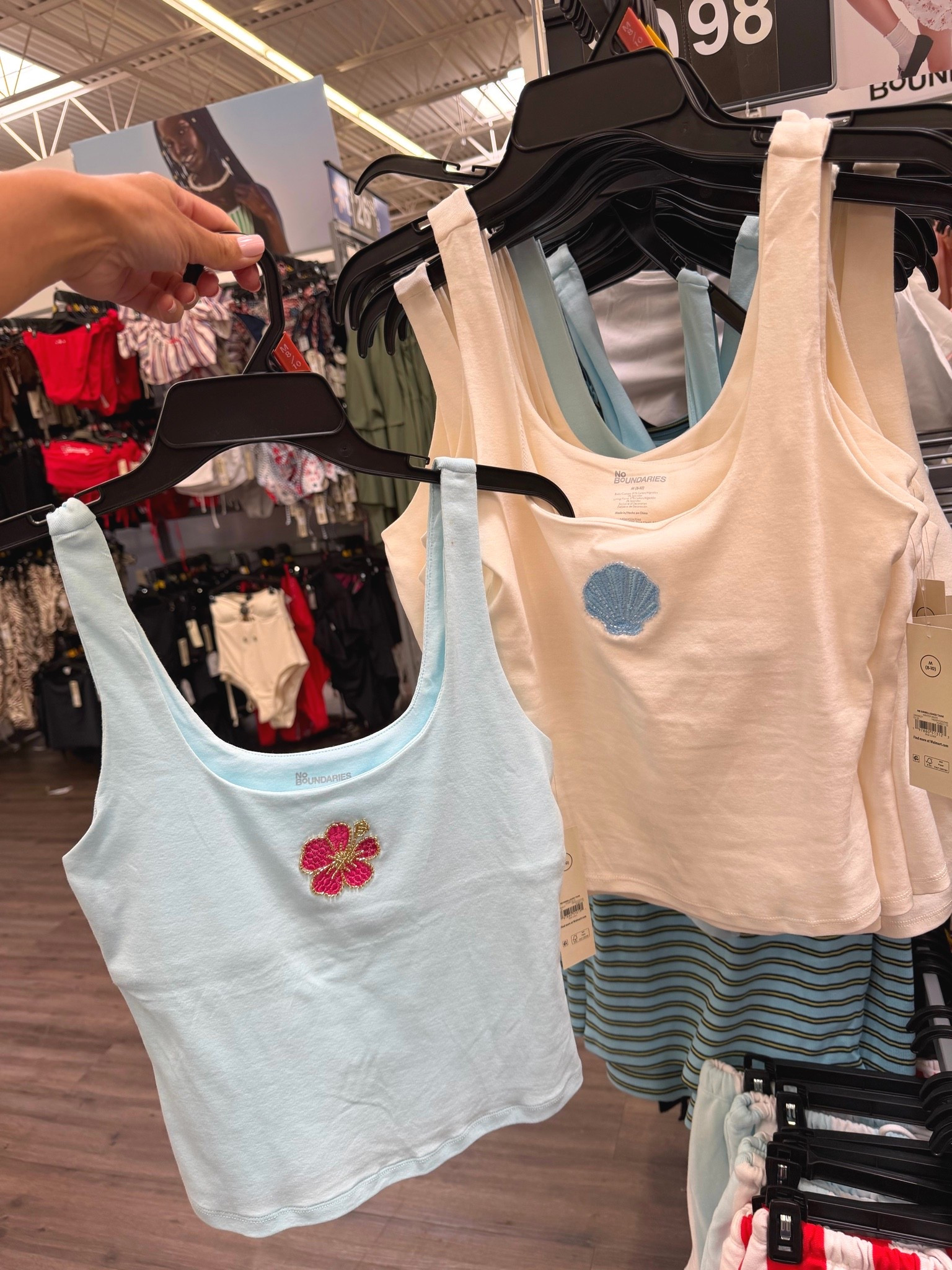 No Boundaries Graphic Graphic Seashell & Cotton Tanks #noboundaries #graphictanks