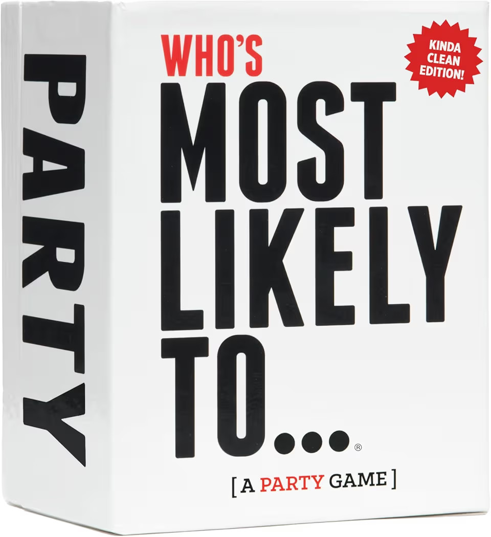 DSS Games Who's Most Likely to...Kinda Clean Family Edition [A Party Game | Great for Adults & Te... | Amazon (US)