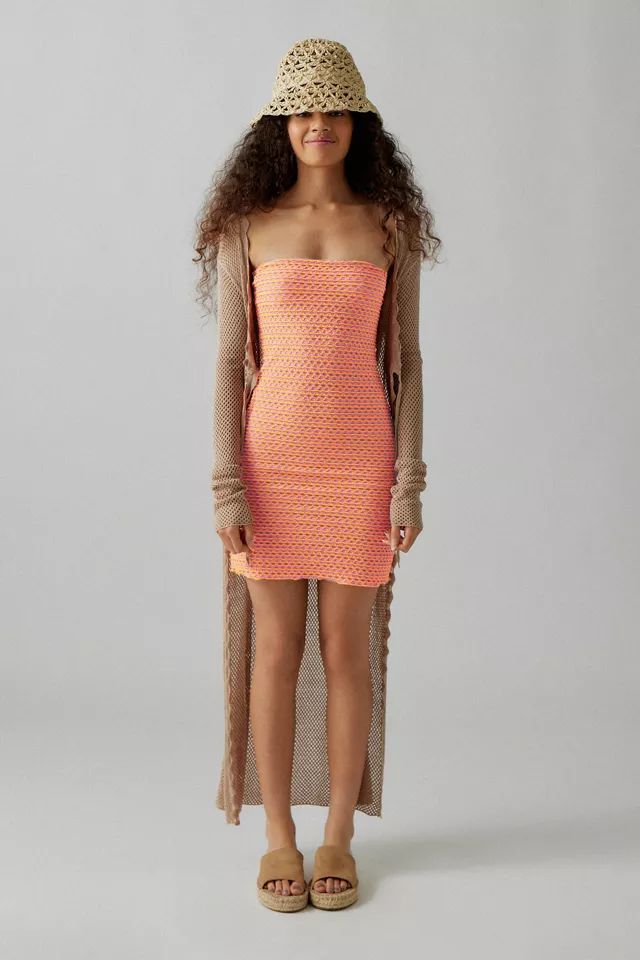 UO Kary Knit Tube Dress | Urban Outfitters (US and RoW)