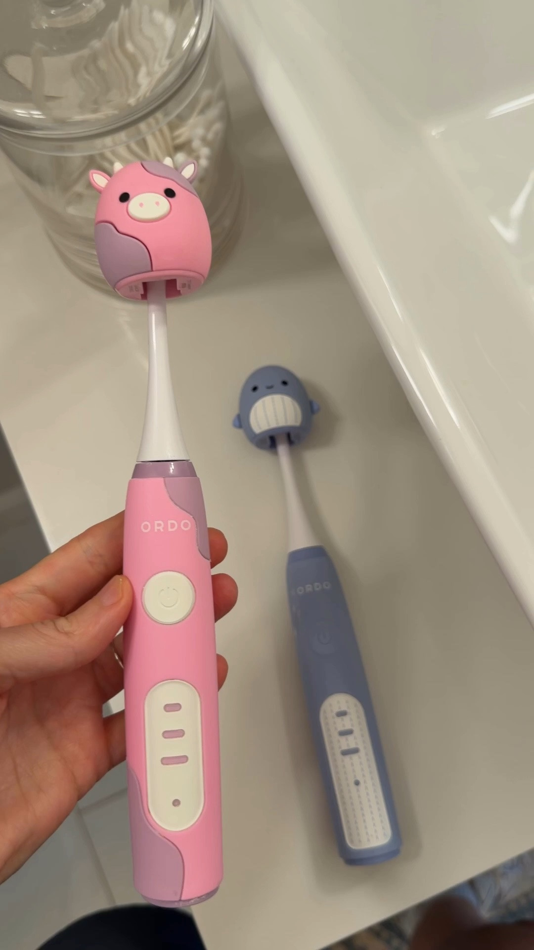 If getting your kids to brush their teeth feels like WWIII, give these a try. 😂

They vibrate to remind them when it’s time to switch sides, they’re rechargeable, and they come with the cutest Squishmallow cap to cover the brush.

My daughter actually looks forward to brushing her teeth now. The only downside? This thing absolutely has to live on my bathroom counter. But honestly… I’ll take the compromise. 🤷🏼‍♀️

#LTKselfcare #LTKKids #LTKdayinmylife