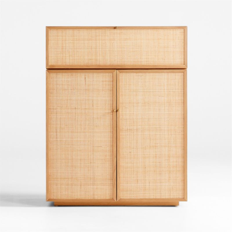Franka Flip Top Bar Cabinet | Crate & Barrel | Crate & Barrel