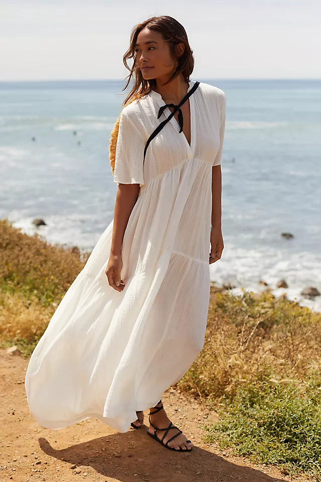 By Anthropologie Flowy Maxi Dress | Anthropologie (US)