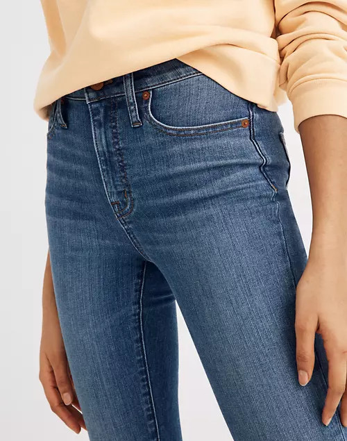 Curvy High-Rise Skinny Crop Jeans in Dalstrom Wash | Madewell