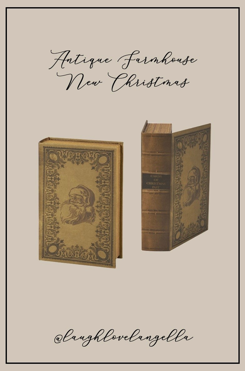 Faux book box, perfect for coasters or remotes! @antiquefarmhouse

#LTKHome #LTKSeasonal