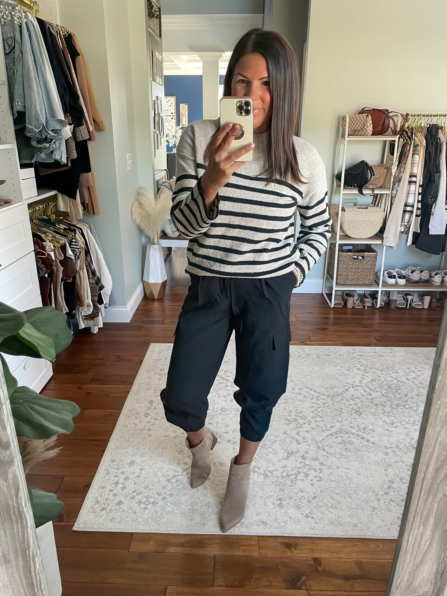 Target circle sale
Striped sweater 
Cargo joggers 
Booties 

#LTKfindsunder50 #LTKstyletip #LTKsalealert