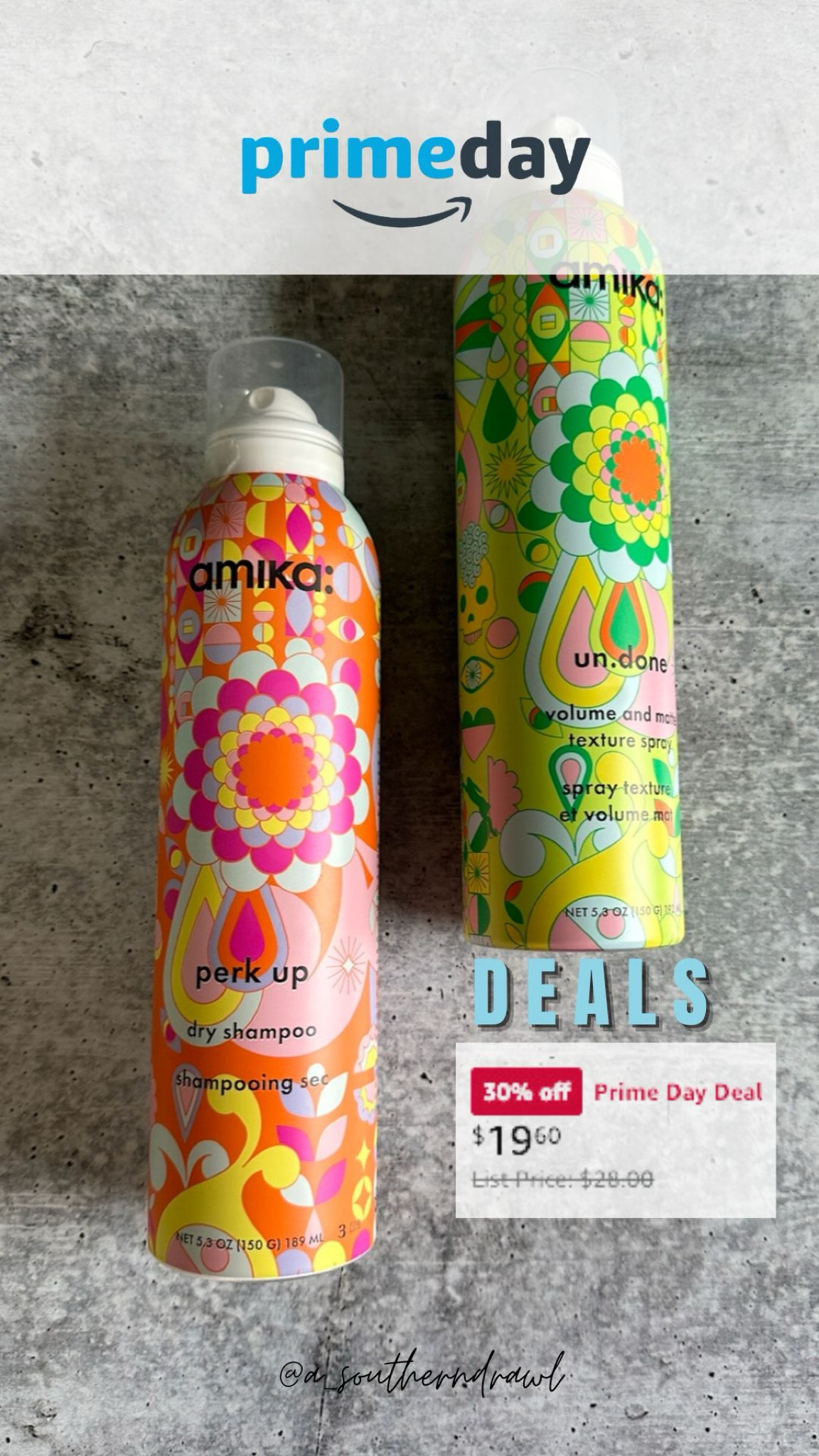 SALE ALERT | Amika Dry Shampoo on Sale!

Amazon prime day, prime day deals, best of prime day deals, best of Amazon deals, dry shampoo, amika, hair care

#LTKSaleAlert #LTKFindsUnder50 #LTKBeauty