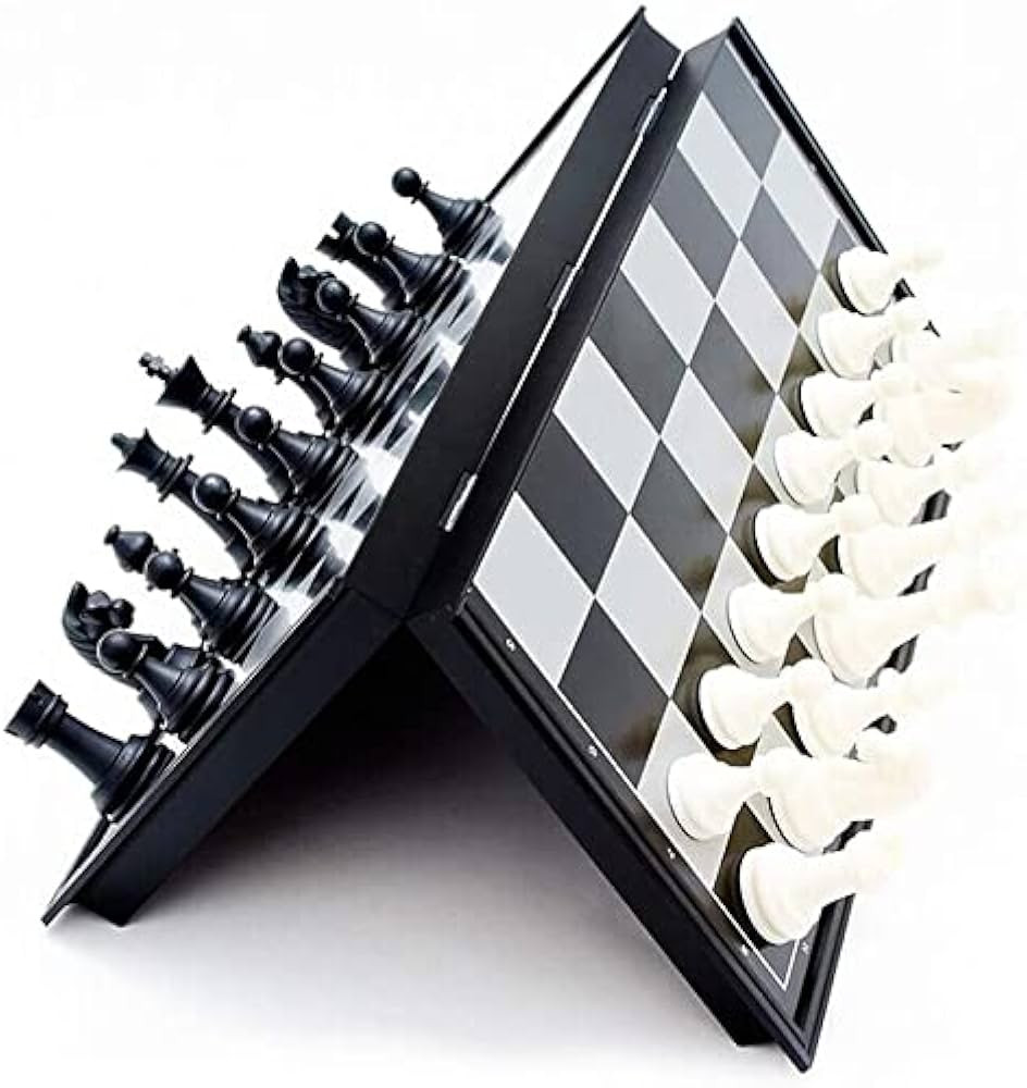 Magnetic Travel Chess Set 9.84" with Folding Chess Board Educational Toys for Kids and Adults | Amazon (US)
