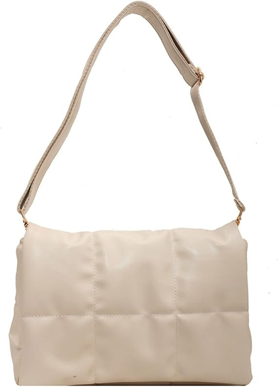 Women's Trendy Quilted Crossbody Bags Adjustable Chain Strap Cassette Puffer Padding Shoulder Bag... | Amazon (US)