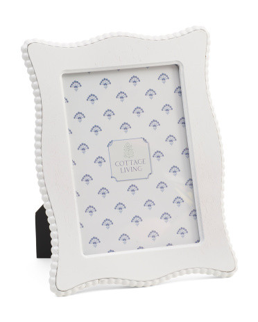 5x7 Scalloped Beaded Wood Tabletop Picture Frame | Mother's Day Gifts | Marshalls | Marshalls