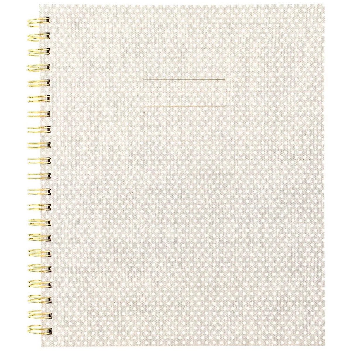 Sugar Paper Essentials 100pg Ruled Notebook 11"x9.625" Spiral White Dot: College Ruled, Soft Cove... | Target