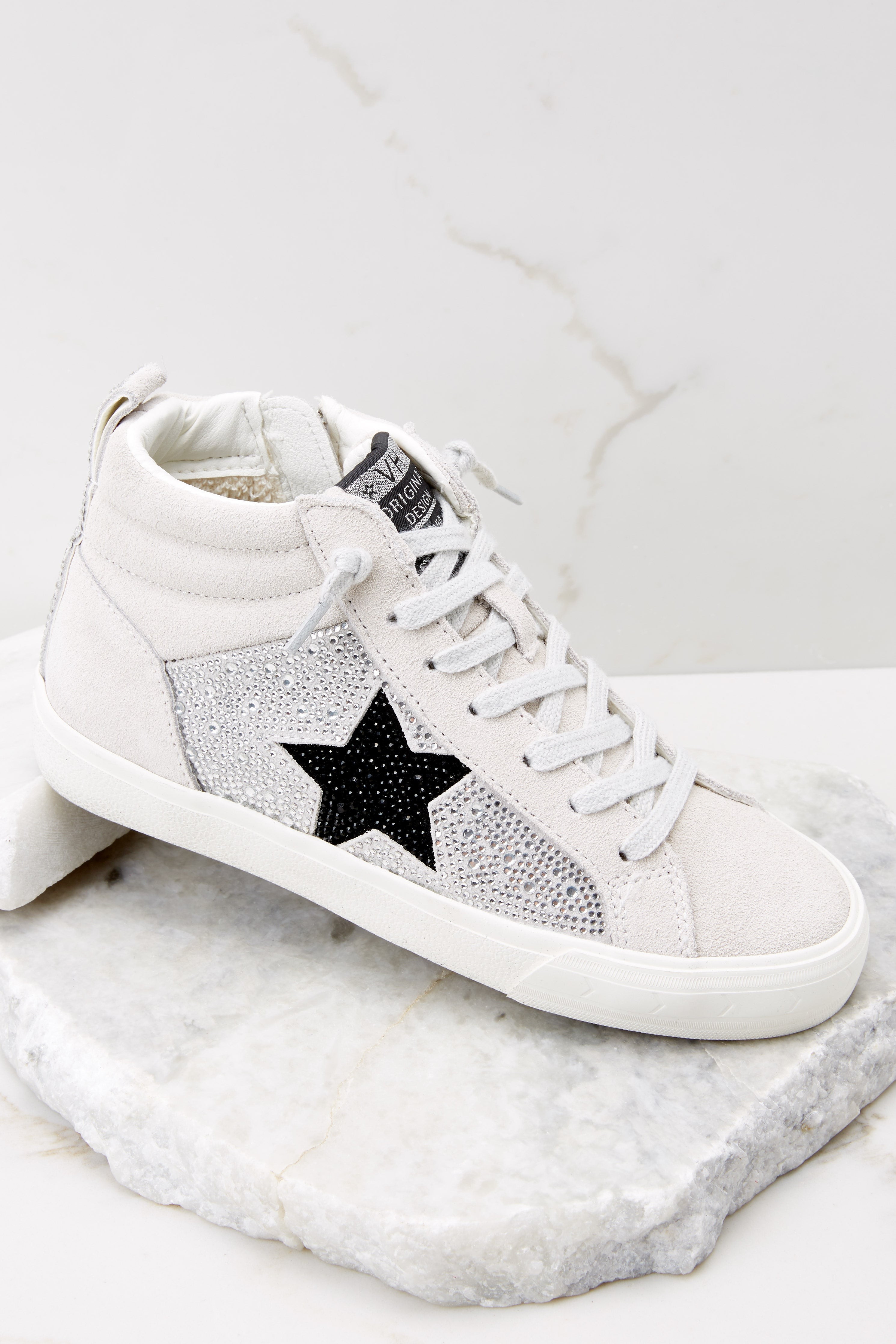 Dyno Multi Sparkle High Top Sneaker | Red Dress 