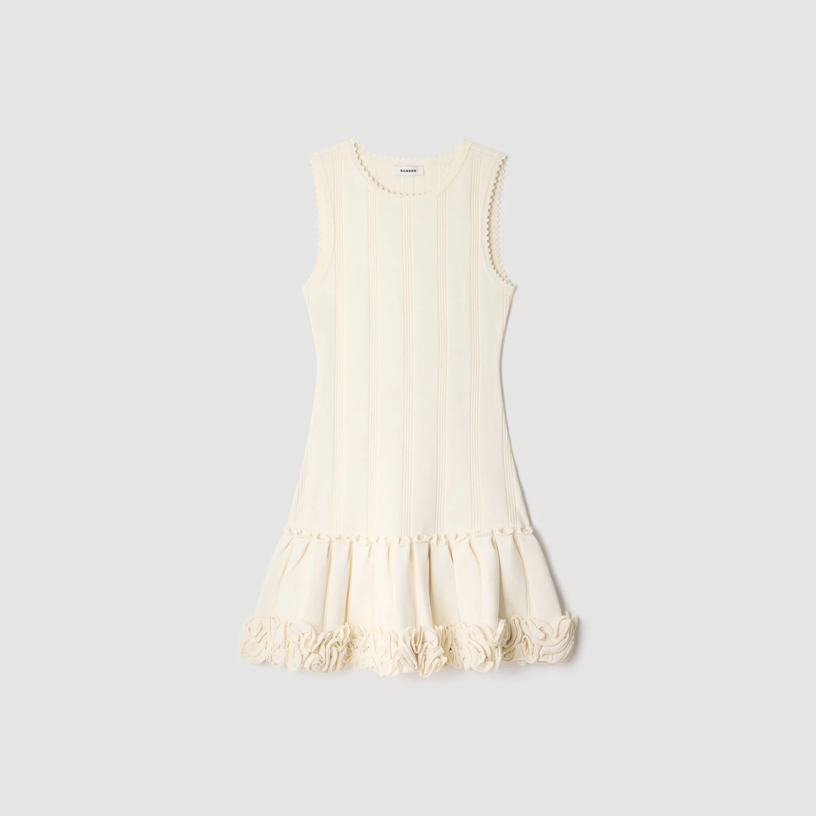 Floral knit mini dress | Sandro US | Sandro-Paris US