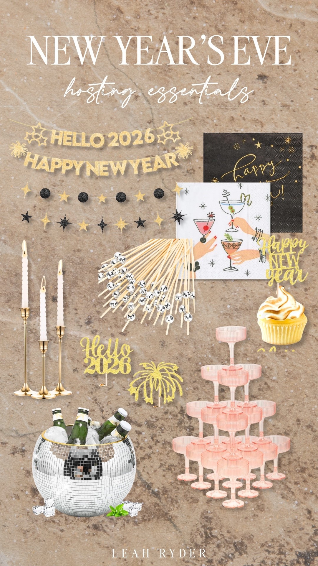 These New Year’s Eve hosting essentials make it easy to throw a festive, stylish celebration at home. From chic party decor and cocktail accessories to serving pieces that elevate your spread, these hosting must-haves set the tone for ringing in the new year. Whether you’re planning a cozy gathering or a full-on New Year’s Eve party, these essentials help create a polished and fun atmosphere. If you’re looking for New Year’s Eve party decor and hosting ideas that feel effortless yet elevated, this roundup is a great place to start.

#LTKHoliday #LTKSeasonal