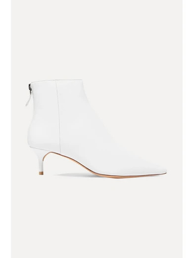Alexandre Birman - Kittie Leather Ankle Boots - White | NET-A-PORTER (UK & EU)
