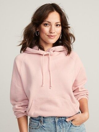 Oversized Fleece Hoodie for Women | Old Navy (US)