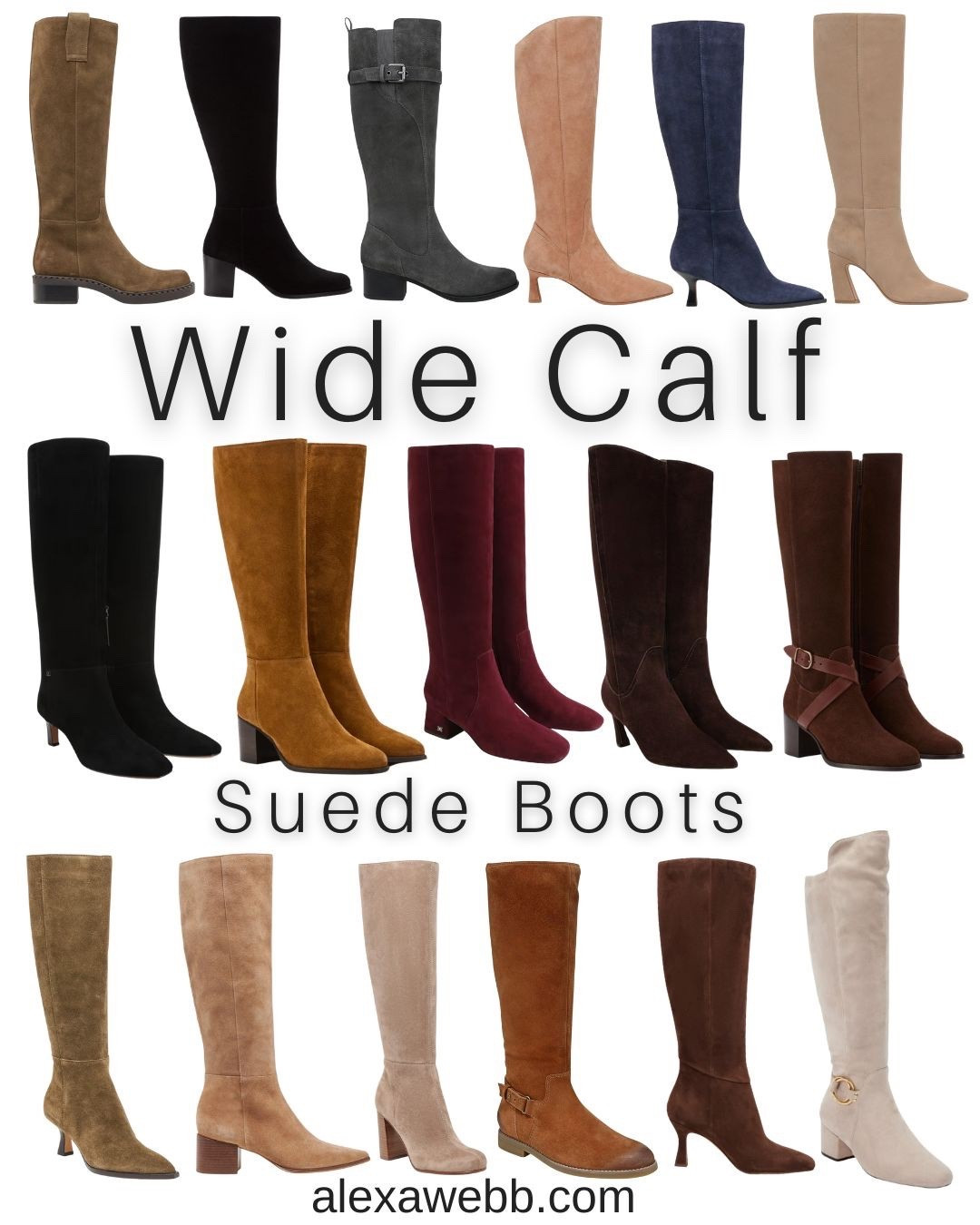 Wide Calf Boots for Fall 2025 - Suede Boots - Alexa Webb #plussize

#LTKShoeCrush #LTKPlusSize #LTKMidsize