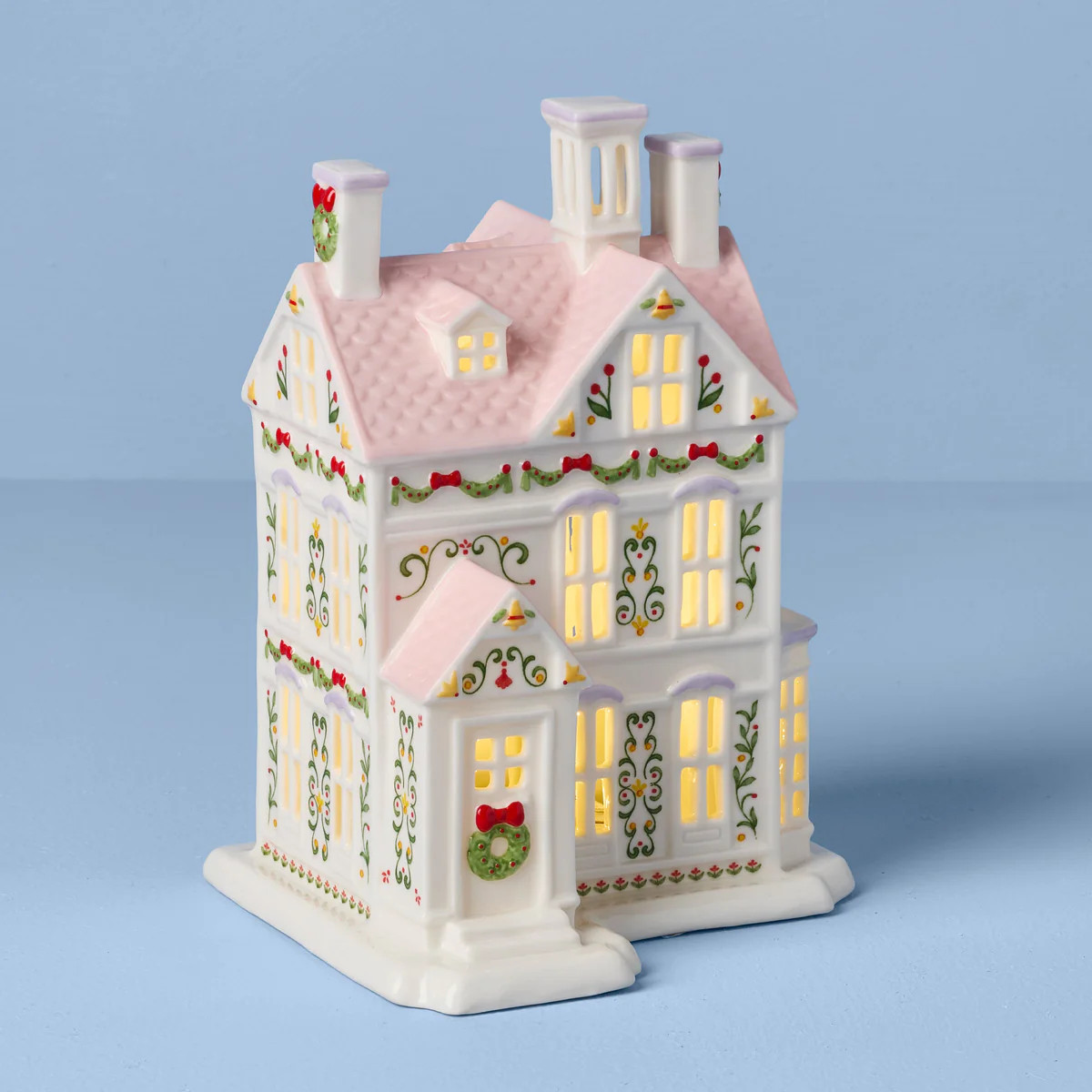 Lenox Village Christmas Lit House Figurine | Lenox