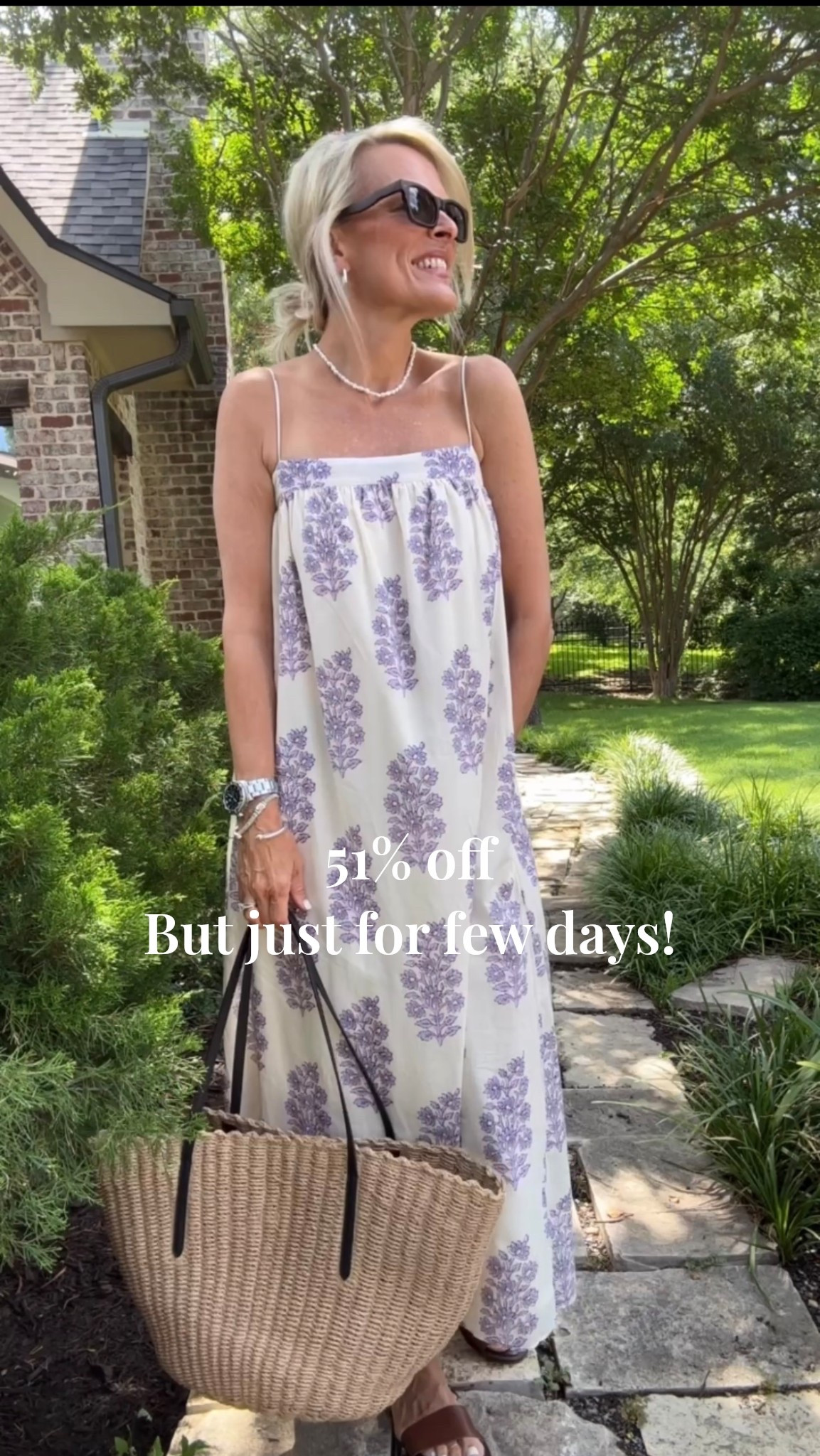 Omg this dress is also over 50% off, but just for a few days. Cannot say enough great things about this dress it’s special.
Also has a cute detail in the back where the sash ties 

#LTKTravel #LTKOver40 #LTKFamily