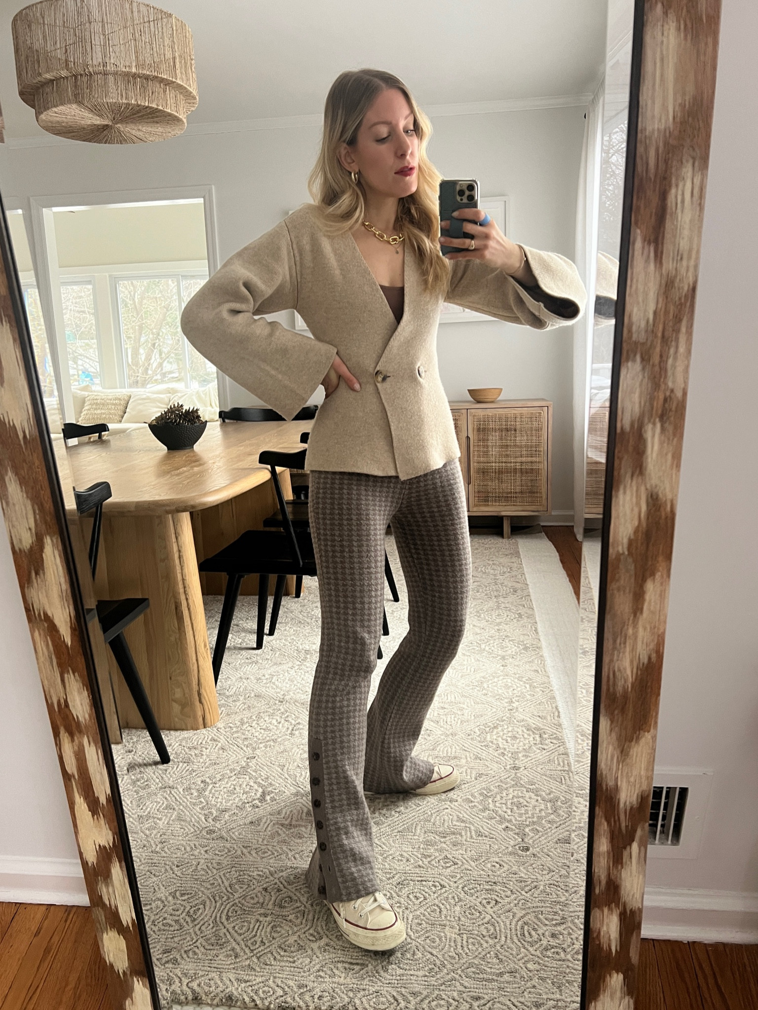 This is my version of sweats for WFH 😏 

I sized down in the By Malene Birger sweater FYI, get your size for more oversized  

#LTKworkwear #LTKover40 #LTKstyletip