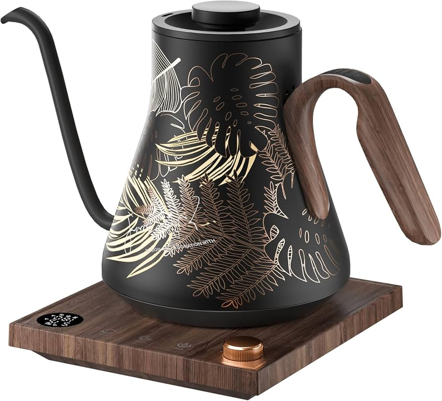 Electric Kettle, Gooseneck Electric Kettle, ±1℉ Precise Temperature Control, Stainless Steel I... | Amazon (US)