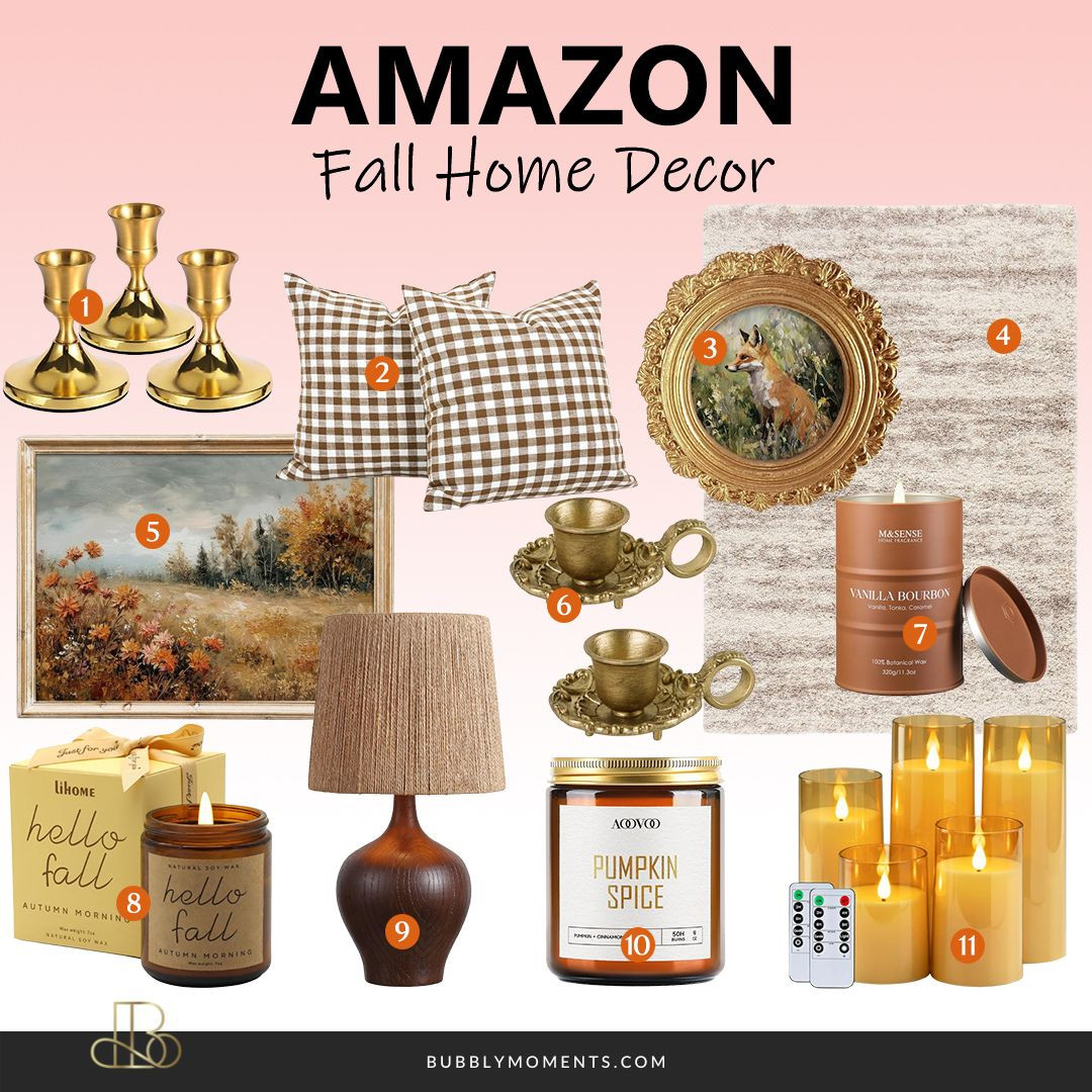 Bring cozy fall vibes home! 🍂 These Amazon Fall Home Decor finds are perfect for adding warm, seasonal touches to your space. From simple accents to cozy decor, these pieces are easy to style and perfect for the season. 🍁 Tap to shop these fall favorites!
#LTKHome #LTKSeasonal #LTKStyle #FallHomeDecor #FallDecor #AutumnDecor #CozyHome #HomeDecor #HomeInspo #AmazonFinds #AmazonHome #HomeFinds #FallAesthetic #CozyDecor  

 