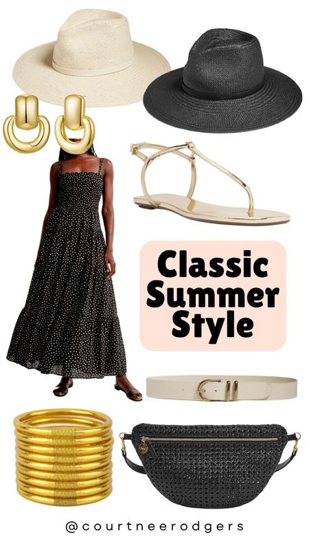 Classic Summer Style 🖤☀️ Dress is 20% off, hats + belt is 30% off! Ordered the sandals!

Summer fashion, outfits, Abercrombie 

#LTKSaleAlert #LTKFindsUnder100 #LTKStyleTip