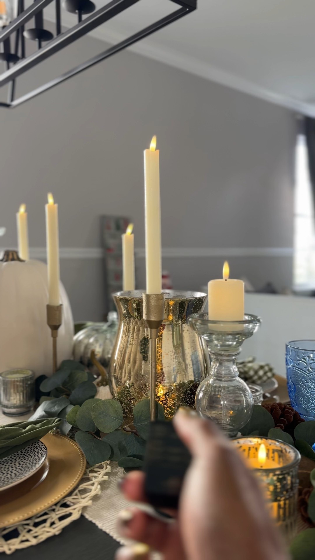 Battery operated flameless candles with remote!

#LTKHoliday #LTKHome #LTKSaleAlert