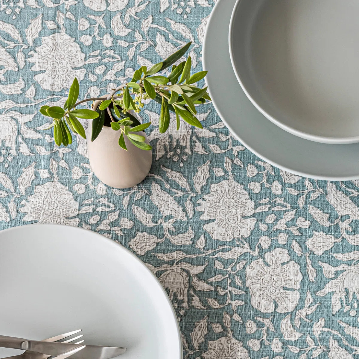 over&back Hand-Blocked Printed Cotton Table Runner | Wayfair North America