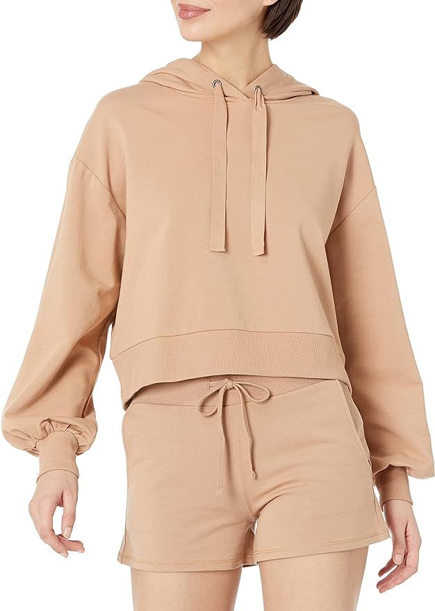 The Drop Women's Mayla Supersoft Stretch Cropped Hoodie | Amazon (US)