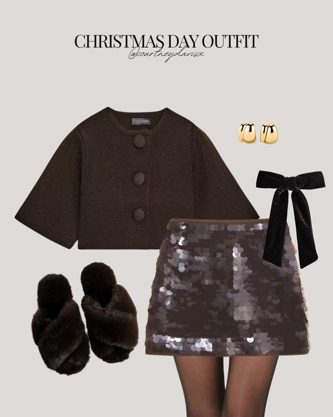 Christmas Day outfit ✨

Brown Christmas outfit, brown sequin skirt, brown cardigan, Christmas outfit, Christmas Day outfit, partywear, Christmas party outfit 

#LTKpartywear #LTKuk #LTKfestive