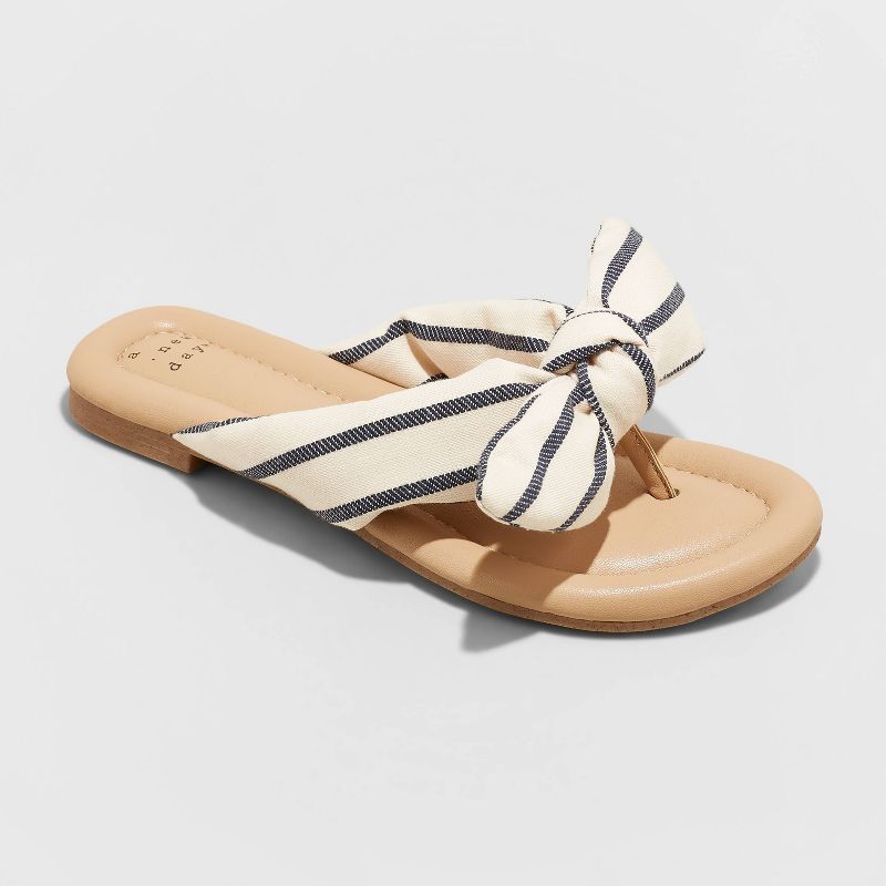 Women's Adley Bow Flip Flop Sandals - A New Day™ | Target