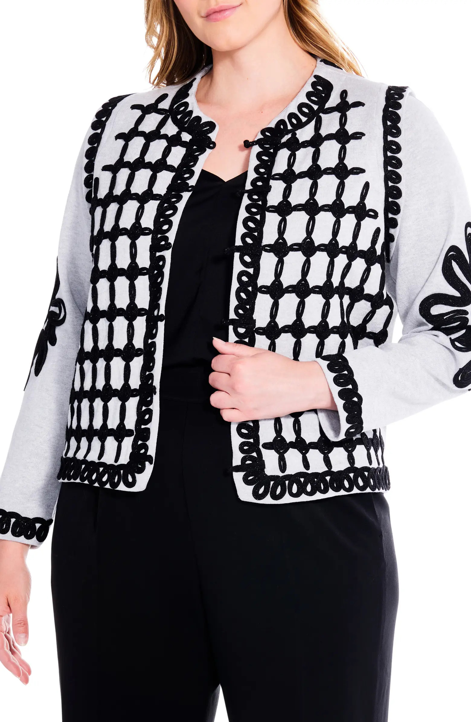 Romantic Soutache Knit Jacket | Nordstrom