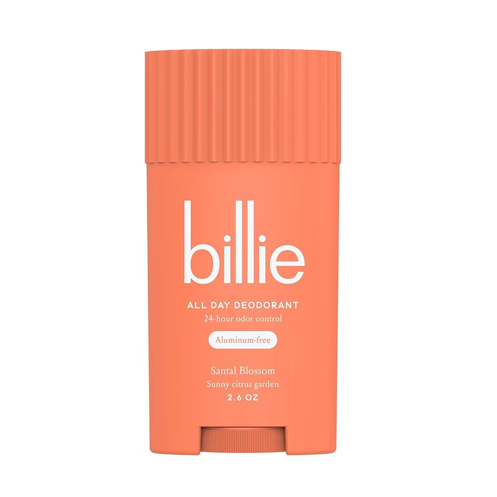 Billie All Day Deodorant, 24-hour Odor Protection, Aluminum-Free, Santal Bloom, 2.6oz | Amazon (US)