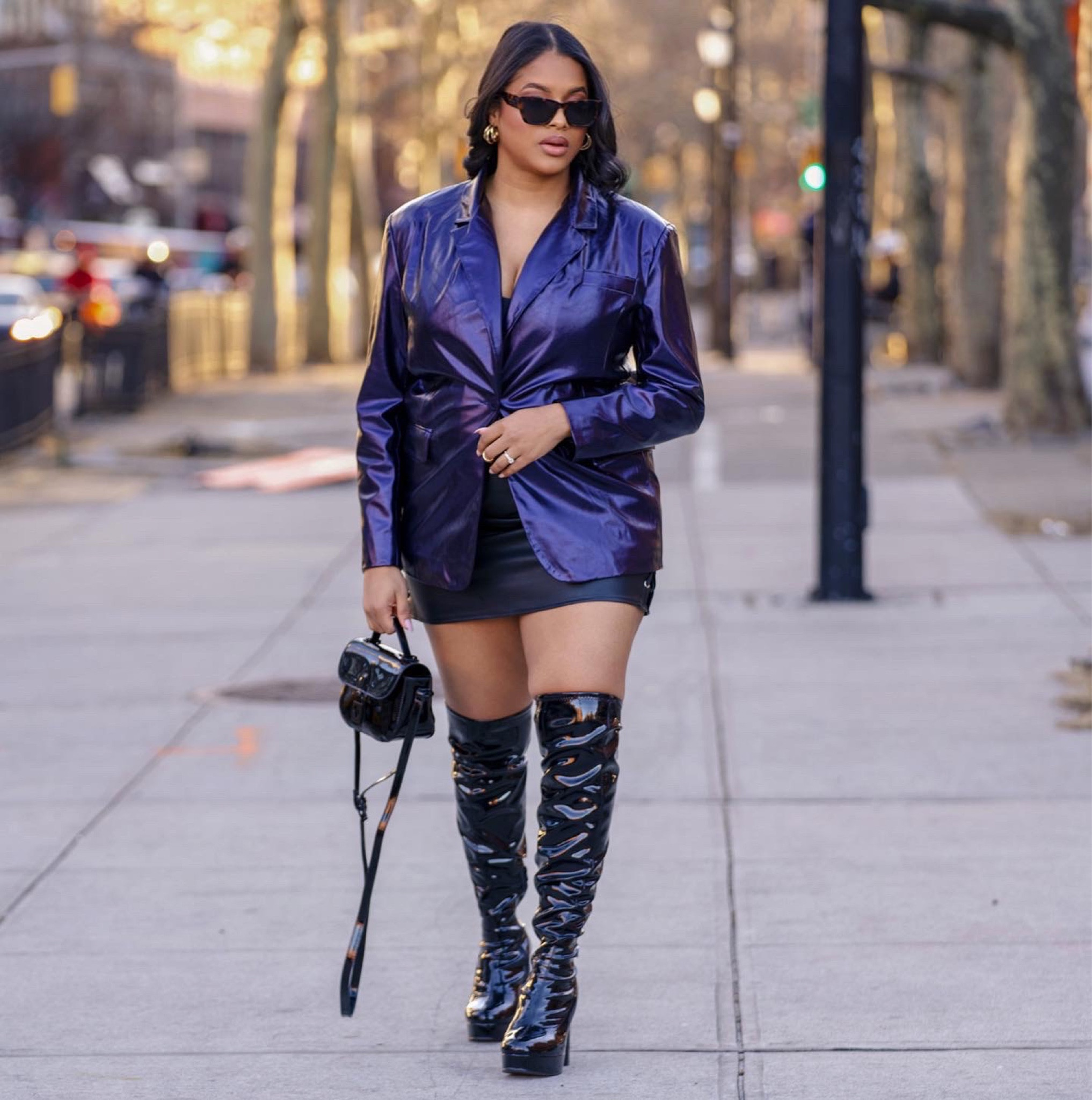 NYFW WEEK LOOK! Love this blazer and boots! 

#LTKitbag #LTKstyletip