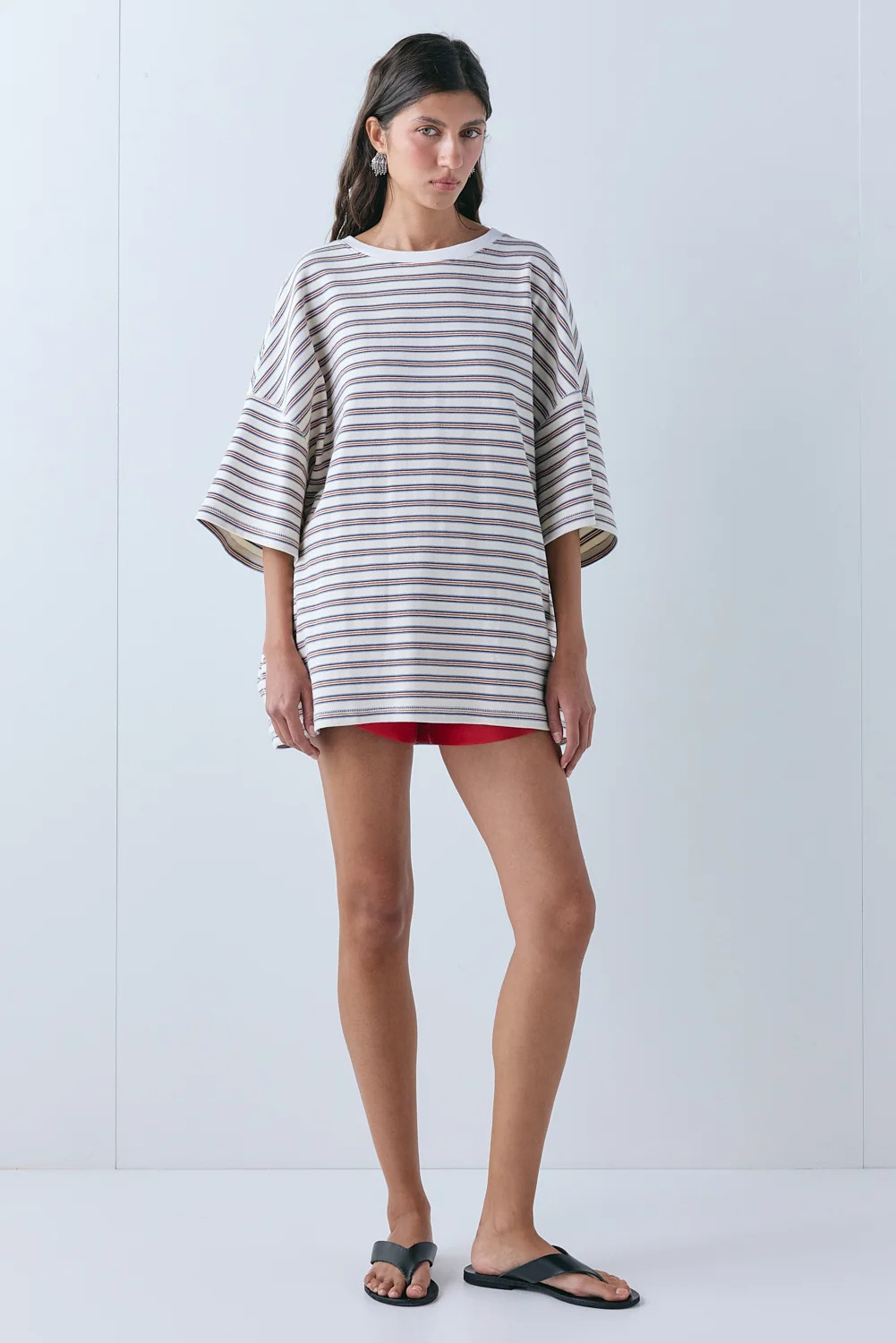 Willow Tee Orange Stripe | VRG Grl