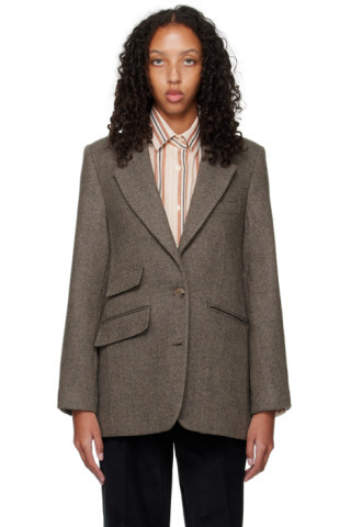 Brown Raquelle Blazer | SSENSE