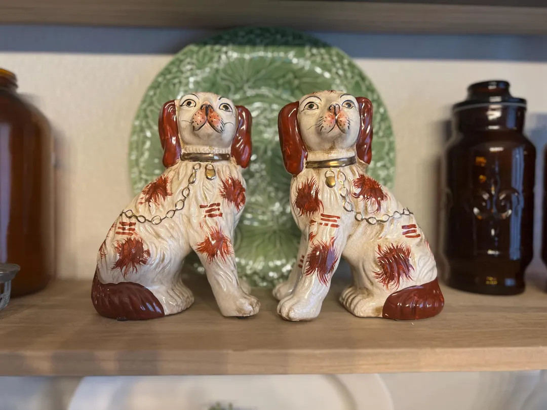 Staffordshire Dog Pair- Replicas | Etsy (US)