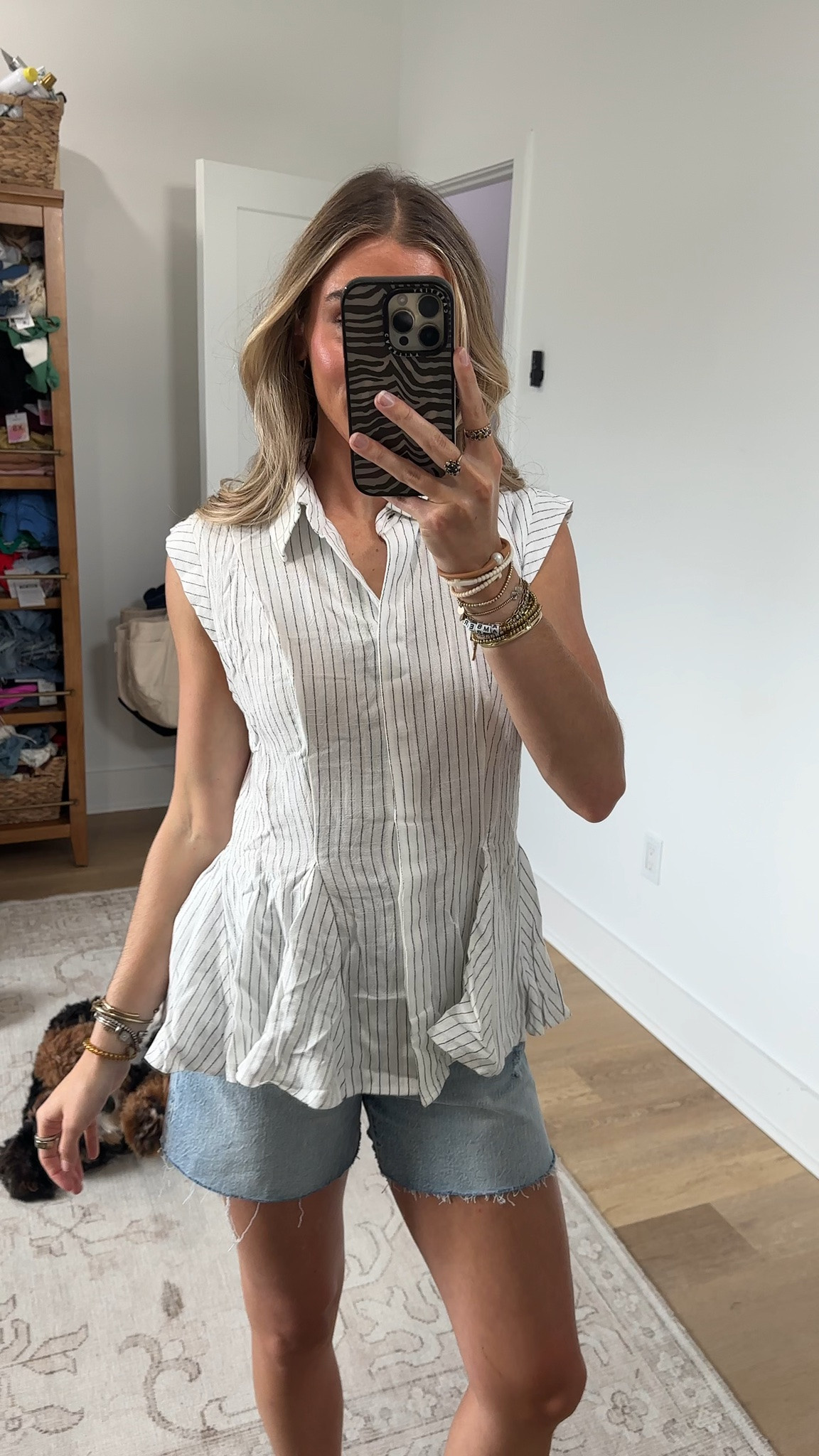 Amazon size small Chevara Women’s Striped Peplum Shirt Lapel Collar Sleeveless Button Down Blouse Summer Lightweight Work Office Tops

#LTKootd #LTKWorkwear #LTKSaleAlert
