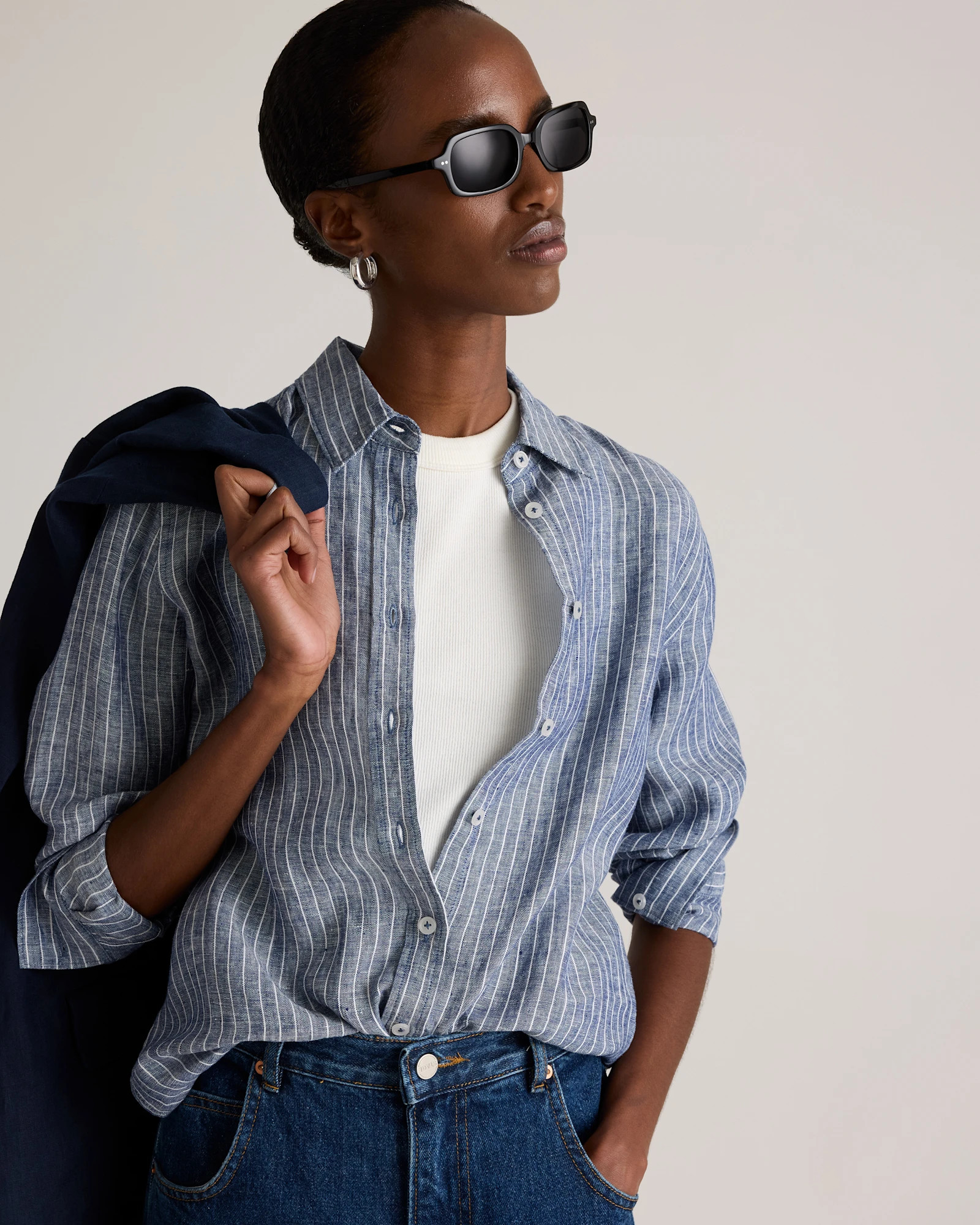 100% European Linen Long Sleeve Shirt | Quince