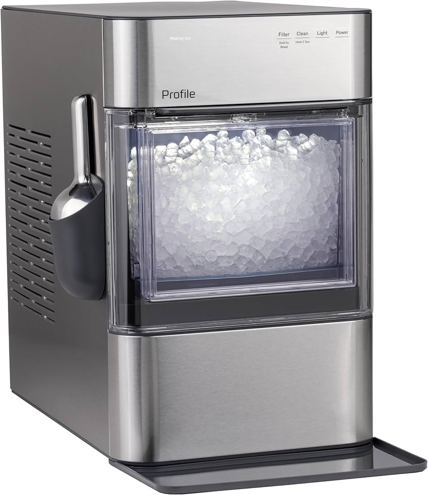 GE Profile Opal 2.0 Ultra Nugget Ice Maker with Scale Inhibiting Filter, Scoop Included, 38 lbs i... | Amazon (US)