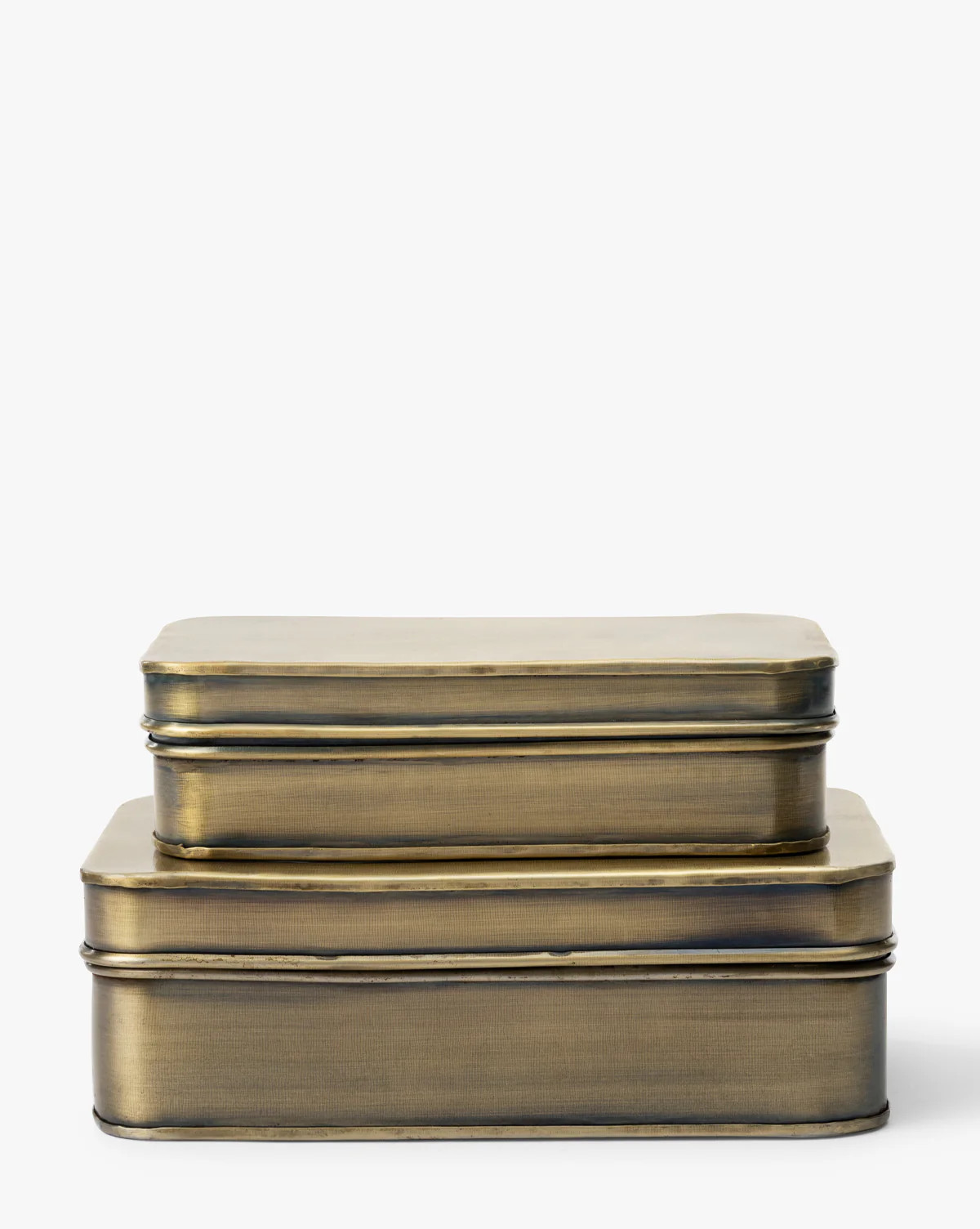 Harriet Brass Boxes (Set of 2) | McGee & Co. (US)