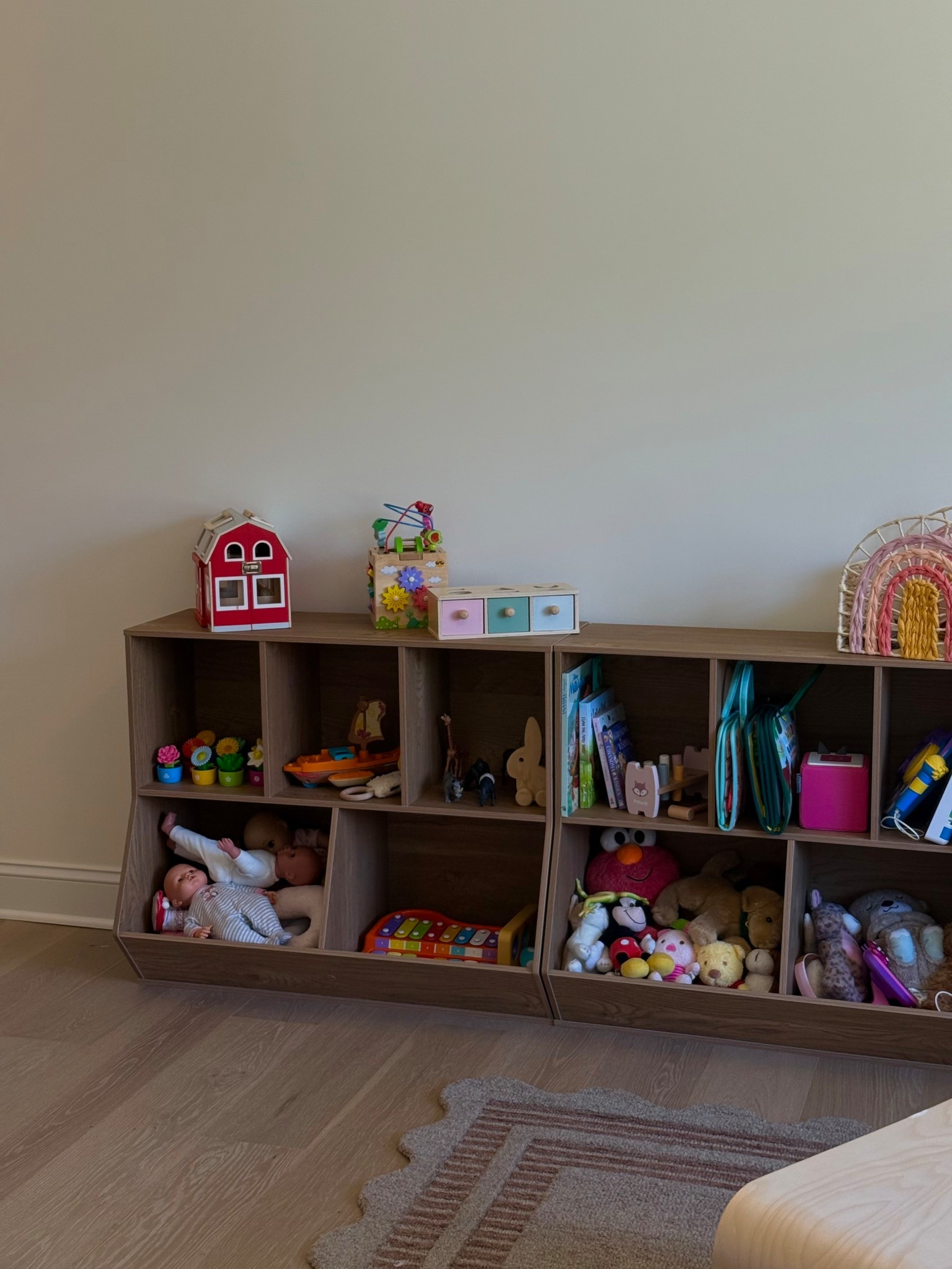 How I keep our playroom organized with my toddler! This toy storage wood tone matched the vibe perfectly 🤎

Toy storage, playroom, Montessori playroom￼

#LTKKids #LTKHome #LTKmomlife