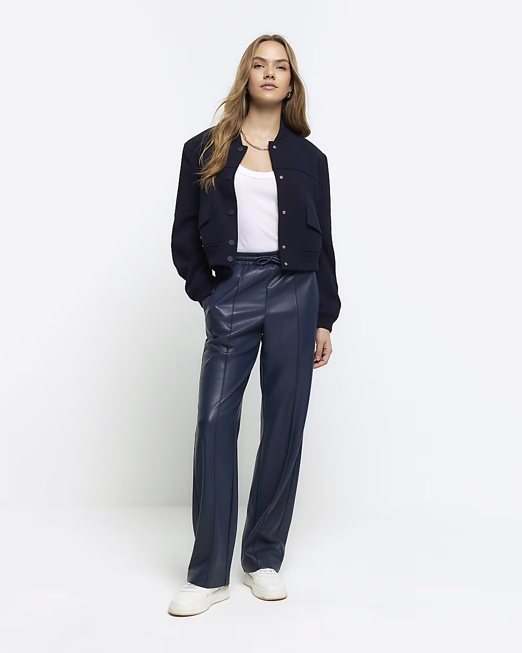 White scoop neck vest top | River Island UK & IE