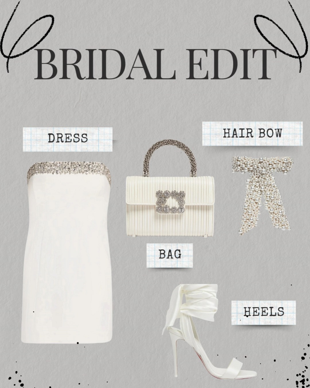 Dreamy & elegant bridal outfit inspo ✨💍 From classic silhouettes to modern trends, this look is perfect for the stylish bride-to-be. Whether you love timeless lace, sleek satin, or chic minimalism, complete your bridal ensemble with statement accessories and the perfect heels. Say 'I do' in style! 🤍 

 #BridalInspo #WeddingDayLook #ElegantBride #BridalFashion #LuxuryBridal #ChicBride #WeddingStyle #FashionInspo #LTKShoeCrush #LTKItBag #LTKWedding