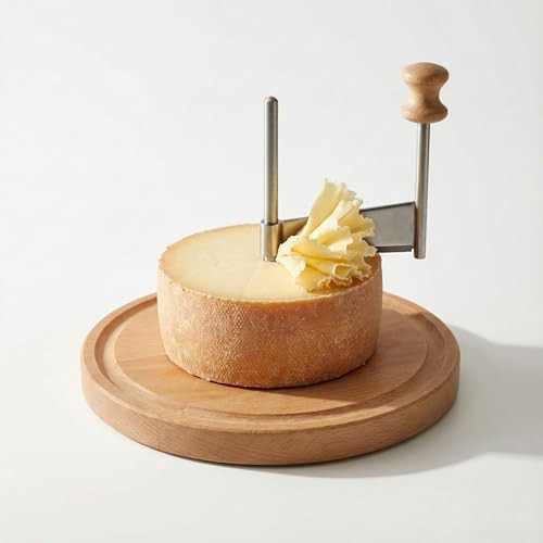 RWIXR Cheese Curler, Cheese Curler Wheel for i.a. Tête de Moine and Chocolate, Sharp Blade, Wood Base, Suitable for Restaurants, Cafes, and Dessert Shops, Home | Amazon (US)