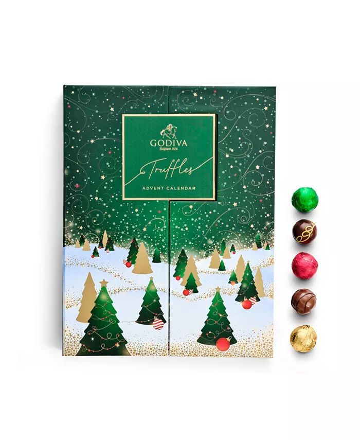 Holiday Luxury Chocolate Truffles Advent Calendar, 24 Pieces | Macys (US)