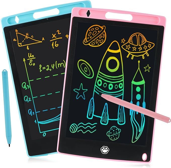 2 Pack LCD Writing Tablet, Electronic Drawing Writing Board, Erasable Drawing Doodle Board, Doodl... | Amazon (US)